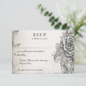 Victoriaans  Tattoo Roos RSVP (Staand voorkant)