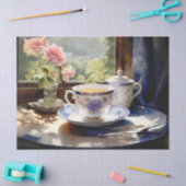 Victoriaans Tea Party Decoupage Tissuepapier (Craft)