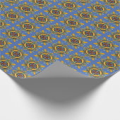 Victoriaans teelontwerp Donau Cadeaupapier (Hoek)