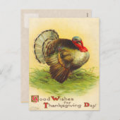 Victoriaans Thanksgiving Briefkaarten (Voorkant / Achterkant)
