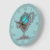 Victoriaans theepot grote klok (Hoek)