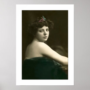 Victoriaans tiara netjurk poster