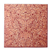 Victoriaans tijdperk Acanthus Pattern Tegeltje (Voorkant)