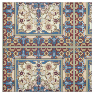 Victoriaans tijdperk Art Nouveau Dragonfly bloemmo Stof