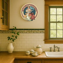 Victoriaans tijdperk art nouveau keuken