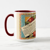  Victoriaans tijdperk ingeblikte aardbeien adverte Mok (Links)