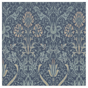  Victoriaans Tijdperk Tulp & Net Patroon Stof