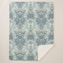 Victoriaans tuin in blauw | bloemenbarok