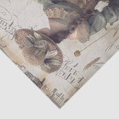 Victoriaans tuin meisje tissuepapier (Detail)