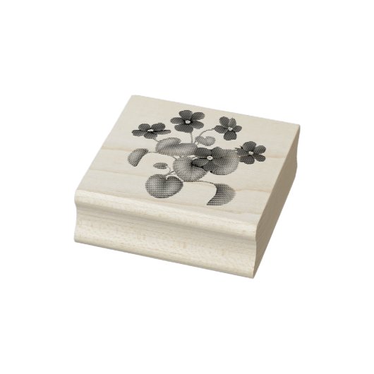 Victoriaans Tuin Violets Rubber Stamp Rubberstempel (Stempel)