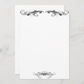 Victoriaans uitnodiging (Voorkant / Achterkant)