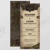 Victoriaans uitnodiging tot het sturen van ridderr (Voorkant / Achterkant)