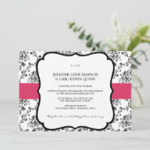 Victoriaans uitnodiging tot weddenschap (Black & F (Staand voorkant)