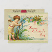 Victoriaans Valentijn Briefkaart (Voorkant / Achterkant)