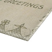 Victoriaans Valentijn Cherub, Roos en hart Snijplank (Hoek)