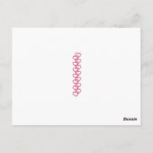  Victoriaans Valentijn Cupid op Zwan Briefkaart (Achterkant)