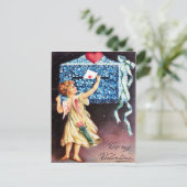 Victoriaans Valentijn Feestdagenkaart (Staand voorkant)