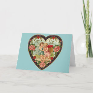 Victoriaans Valentijn naar mijn liefde II Feestdagen Kaart