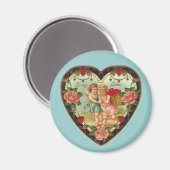 Victoriaans Valentijn naar mijn liefde II Magneet (Voorkant / Achterkant)
