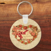 Victoriaans Valentijn Sleutelhanger (Voorkant)