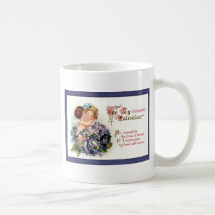 Victoriaans Valentijn "The Bliss of Kisses" cadeau Koffiemok