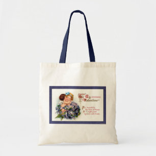 Victoriaans Valentijn "The Bliss of Kisses" cadeau Tote Bag