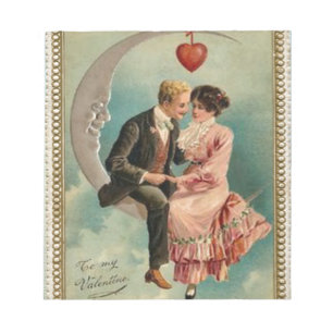 Victoriaans valentijnen notitieblok