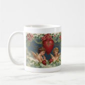 Victoriaans Valentijnsdag Angels in de hemel Koffiemok (Links)