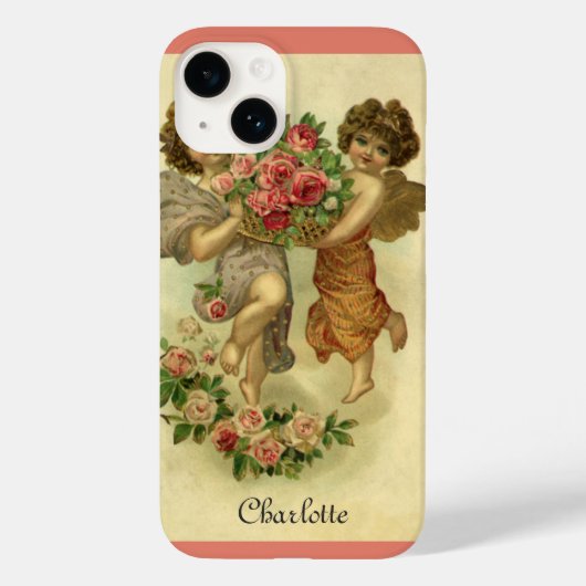 Victoriaans Valentijnsdag, Angels Rozen Case-Mate iPhone Case (Achterkant)