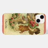 Victoriaans Valentijnsdag, Angels Rozen Case-Mate iPhone Case (Achterkant (horizontaal))