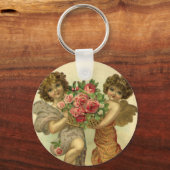 Victoriaans Valentijnsdag, Angels Rozen Sleutelhanger (Voorkant)