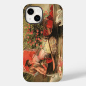  Victoriaans Valentijnsdag Cherub met hart Case-Mate iPhone Case (Achterkant)
