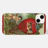 Victoriaans Valentijnsdag Cherubs Treehouse Case-Mate iPhone Case (Achterkant (horizontaal))