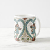 Victoriaans Valentijnsdag, hartslag Koffiemok (Voorkant rechts)