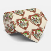 Victoriaans Valentijnsdag, jongen in hart Stropdas (Opgerold)