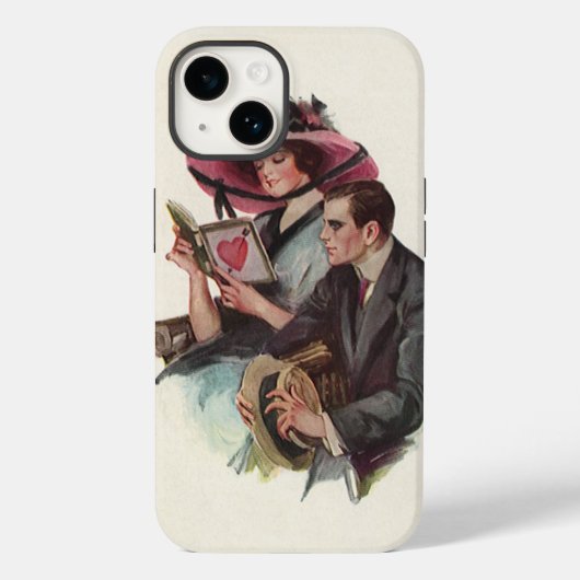 Victoriaans Valentijnsdag Love and Romance Case-Mate iPhone Case (Achterkant)