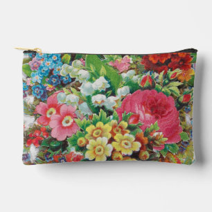 Victoriaans Valentijnskaart, bloemboeket Etui