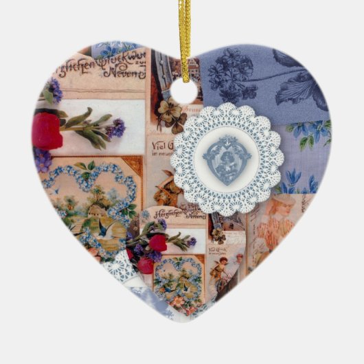 Victoriaans versiering keramisch ornament (Voorkant)