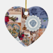 Victoriaans versiering keramisch ornament (Achterkant)