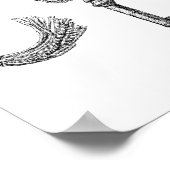 Victoriaans Victrola Key Poster (Hoek)