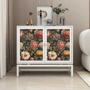 Victoriaans vintage Bloemontkoppeling Tissuepapier