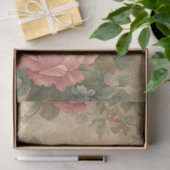 Victoriaans vintage Bloemontkoppeling Tissuepapier (Geschenk)