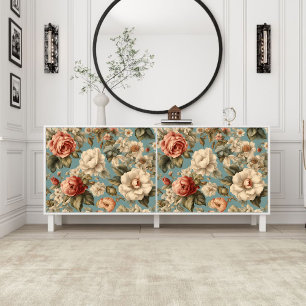 Victoriaans vintage Bloemontkoppeling Weefselpapie Tissuepapier