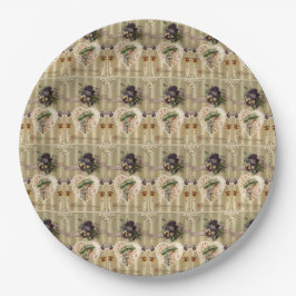 Victoriaans Vintage Valentijn papier Borden Papieren Bordje