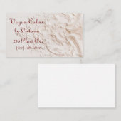 Victoriaans Visitekaartje (Voorkant / Achterkant)