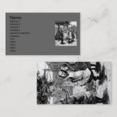 Victoriaans Visitekaartje (Voorkant / Achterkant)