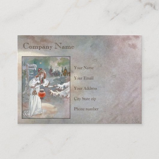 Victoriaans Visitekaartje (Voorkant)