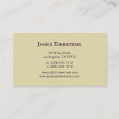 Victoriaans Visitekaartje Royalty (Achterkant)