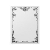 Victoriaans visum en wijngrens notitieblok (Gedraaid)