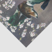 Victoriaans Vixen-tissuepapier Tissuepapier (Detail)